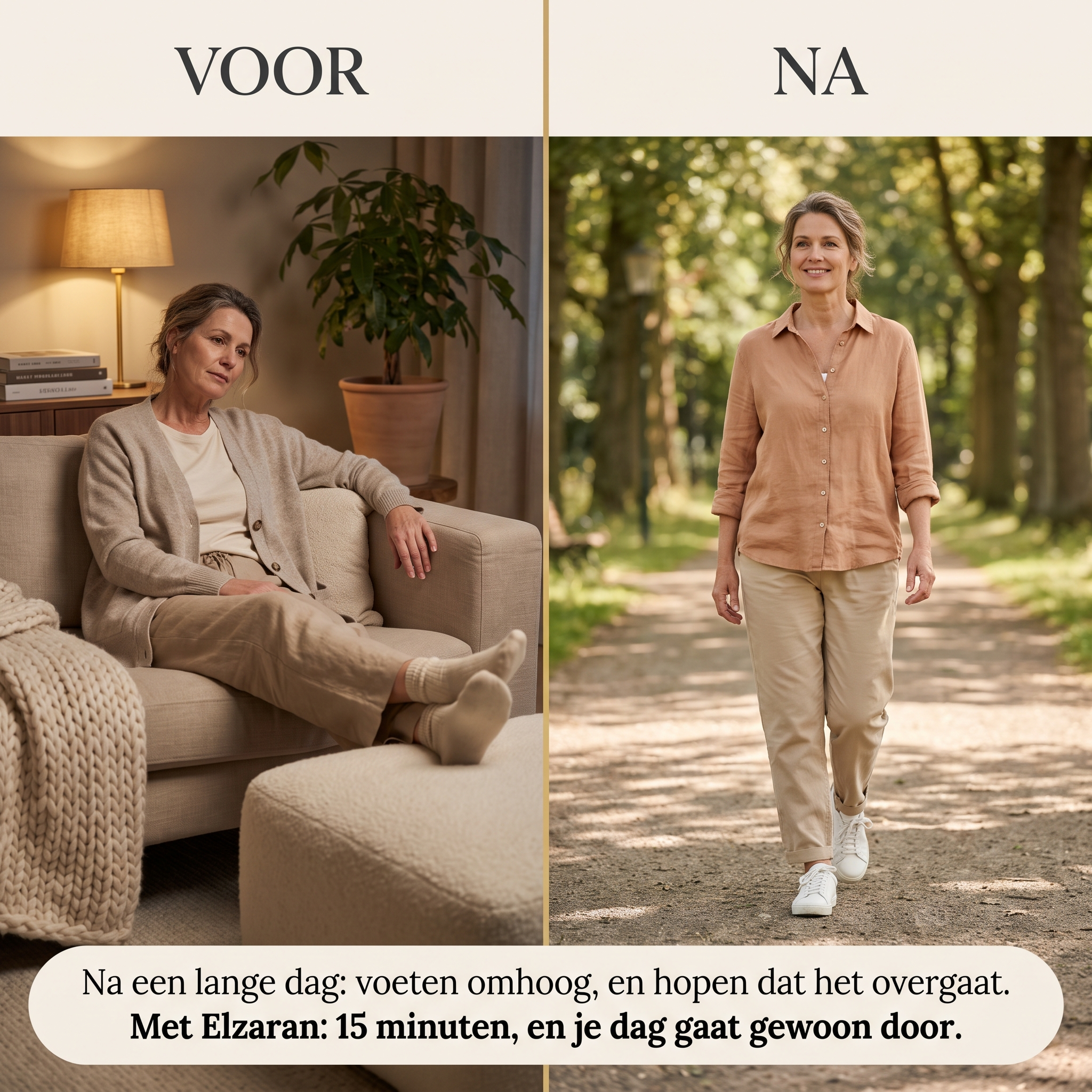 Elzaran™ Foot Recovery — DE OPLOSSING TEGEN ZWARE, VERMOEIDE VOETEN